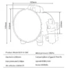 Explosion-proof Pneumatic Fan, SNTOOM, BTF-II-200, 8-Inch - view 5