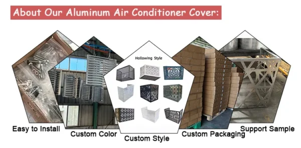 External Metal Air Conditioner, Aluminum, 26TB-AACC-0623 - view 2