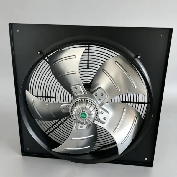 External Rotor Axial Fan, 450mm, Wall, Aluminum, 1350RPM - view 3