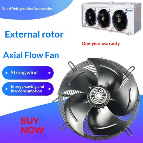 External Rotor Axial Fan, Stainless, Steel, 380V - view 2