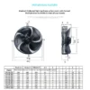 External Rotor Axial Fan, Stainless, Steel, 380V - view 3