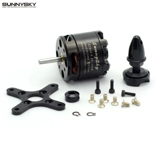 External Rotor Brushless Motor, X2814, Metal - view 6
