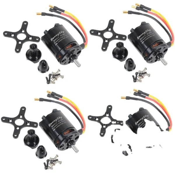 External Rotor Brushless Motor, X2826, 550KV, 740KV, 880KV - view 3