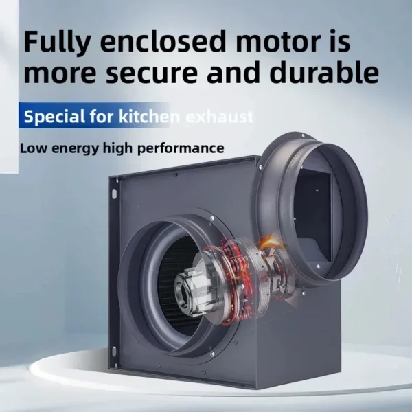 External Rotor Duct Fan, 220 V, Corded Electric - view 4