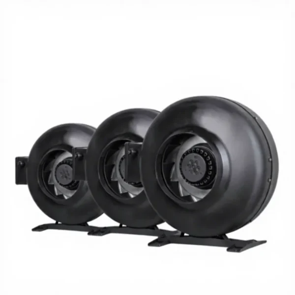 External Rotor Duct Fan, 250mm, Axial, Plastic