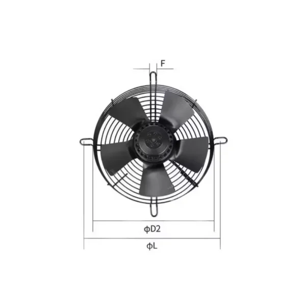 External Rotor Fan, YWf-4E-200S, 220V/YWF4D-200 - view 3