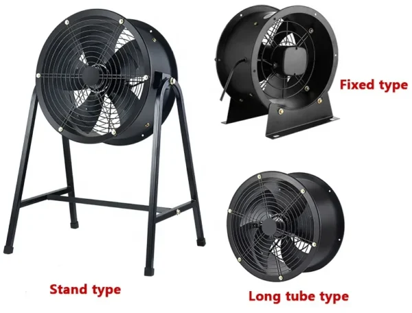 External Rotor Long Tube, Axial, 300mm, 220V/380V, Cast - view 4