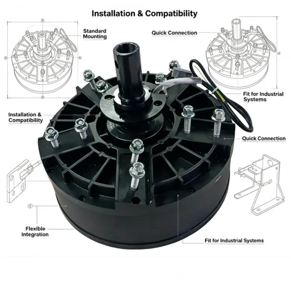 External Rotor Motor, 220V1.5Kw, 208-230, 240 - view 5