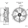 External Rotor Motor, AF600150-B, 220V, 600*150mm, Cast - view 5
