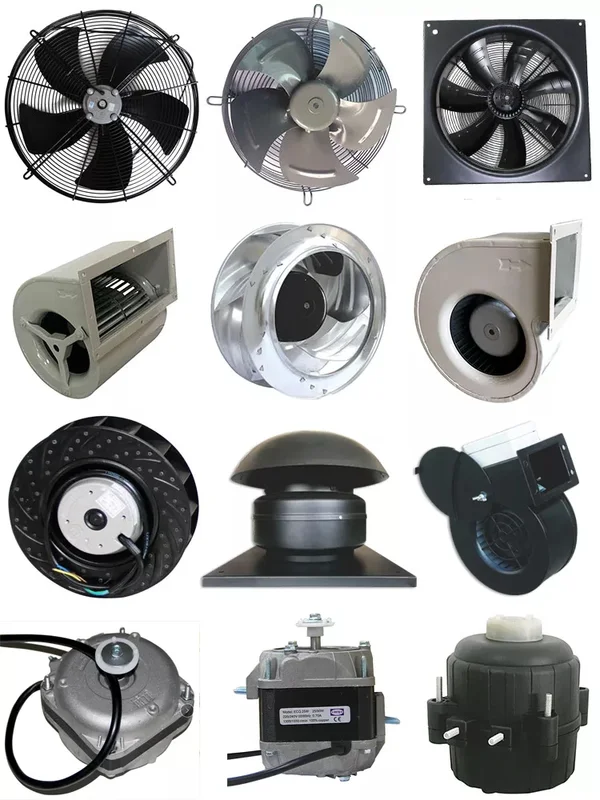 External Rotor Motor, Axial, 220V, Steel plate - view 3