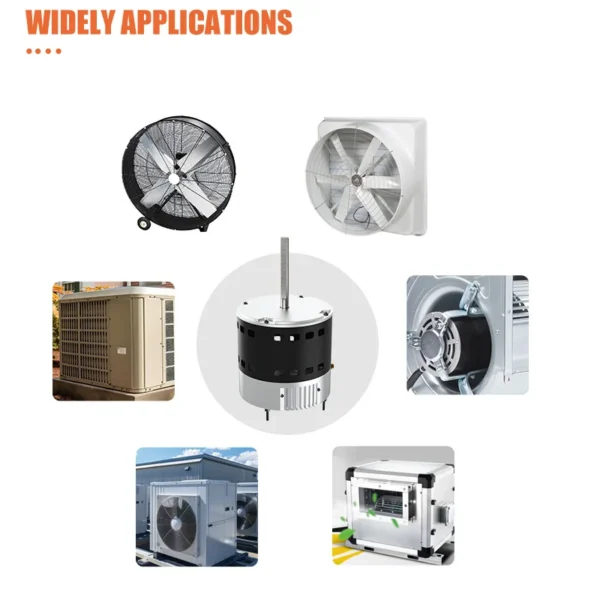 External Rotor Motors, 110V, 230V, 1/4HP, ECM - view 4
