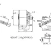 External Rotor Motors, 39mm, BL39E27, Brushless, 12-24V - view 4