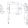 External Rotor Motors, 48V, 24V, 500W, Brushless - view 6