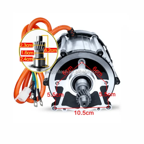 External Rotor Motors, 48V, 60V, 72V, 850W - view 4