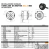 External Rotor Motors, 5320, 64.5MM, 36KV, 44.4V - view 2