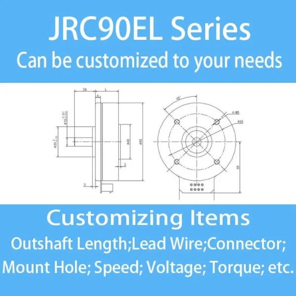 External Rotor Motors, Brushless, 3phase, 12v, 24v - view 3