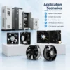 External Rotor Motors, M2D068-DF, 400VAC, HVAC - view 4