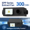 Extract Fan, Inline, 220-240V, 300 CMH
