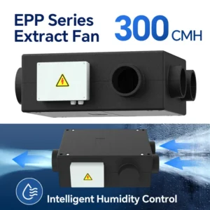 Extract Fan, Inline, 220-240V, 300 CMH