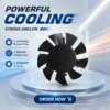 Factory Direct Axial Blower, PBT, Plastic, 12V-24V - view 3