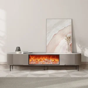 Factory Modern Fireplace, Wood