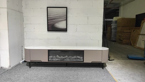 Factory Modern Fireplace, Wood - view 3