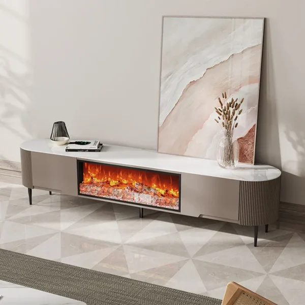 Factory Modern Fireplace, Wood - view 4