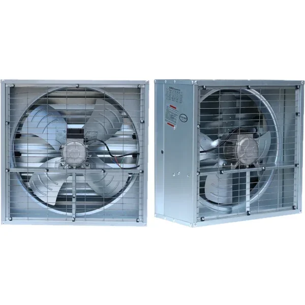 Factory Warehouse Industrial Fan, Wall, Axial, 600mm