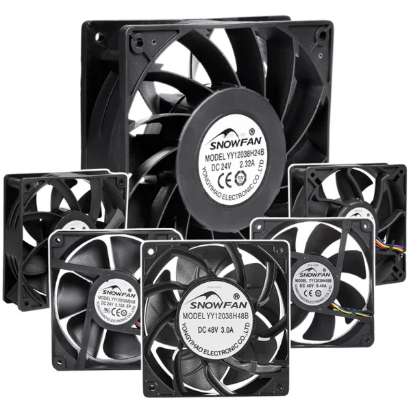 Fan, 12038, 110V, 220V, 120x120x38mm - view 5