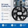 Fan, 17225, AFB1512HH, 12V, 2.6A - view 2