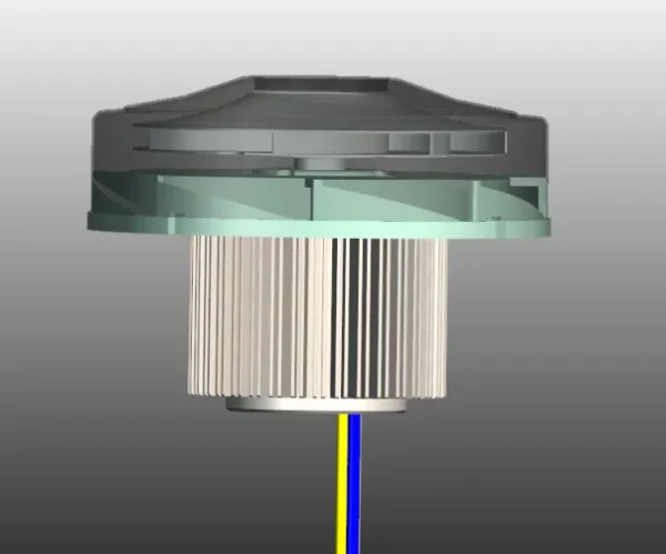 Fan, 24V, 58CFM, Brushless, Aluminum - view 4