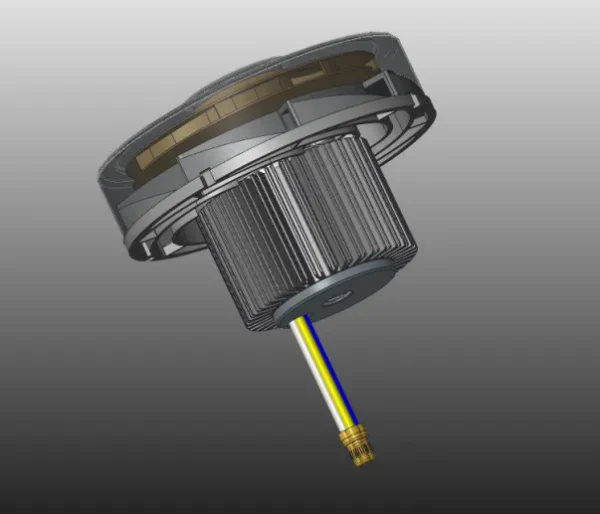 Fan, 24V, 58CFM, Brushless, Aluminum - view 5