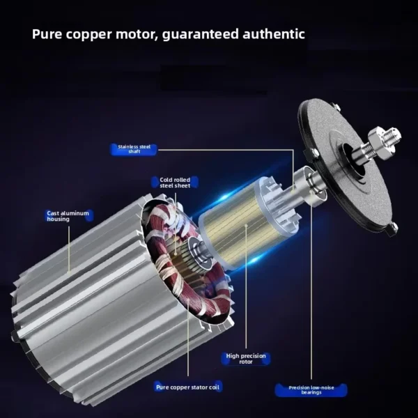 Fan, 600*600/250W/380V, Wall - view 3