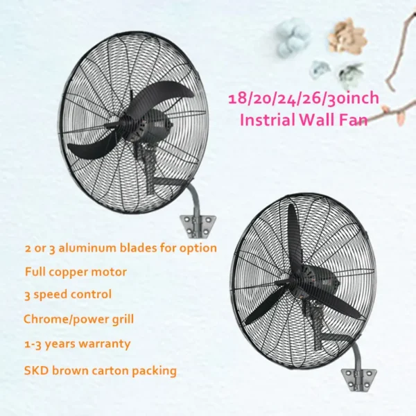 Fan, 750, Wall, Copper, SKD - view 3