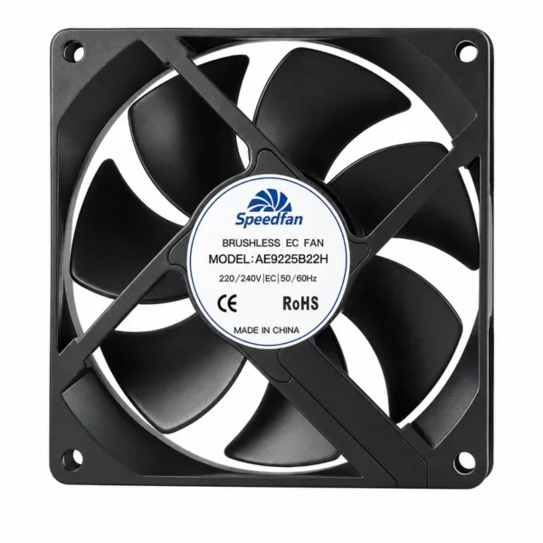 Fan, 92x92x25mm, 220V, Axial, PLC - view 2