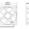 Fan, 92x92x25mm, 220V, Axial, PLC - view 4