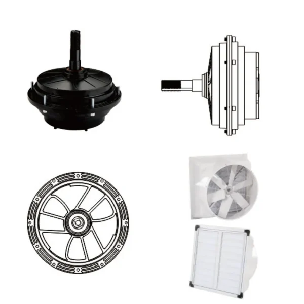 Fan, BLDC, HVAC - view 4