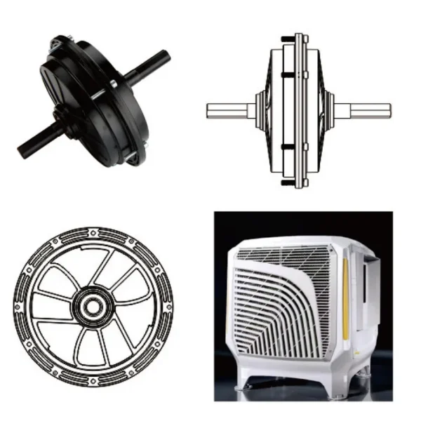 Fan, BLDC, HVAC - view 5