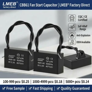 Fan, CBB61, 3UF, 3.5UF, 4UF