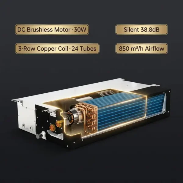 Fan Coil Unit, 190mm, BLDC - view 2