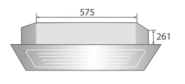 Fan Coil Unit, 3.5Kw, 500cfm - view 2