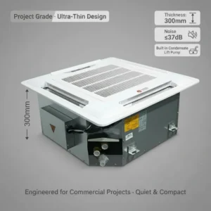 Fan Coil Unit, 4-Way, Ceiling, 700mm, HVAC