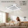 Fan Coil Unit, 4-Way, Ceiling, 700mm, HVAC - view 3
