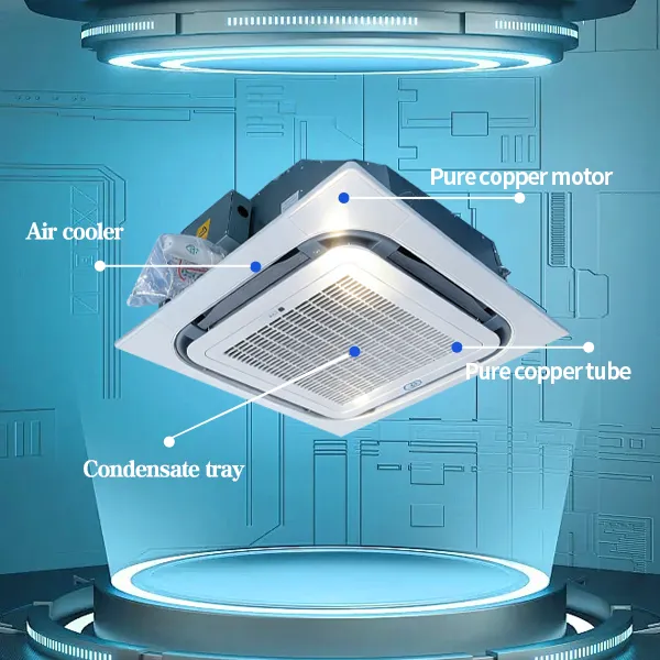 Fan Coil Unit, 600x600mm, Ceiling, Inverter - view 3