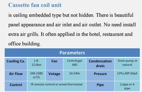 Fan Coil Unit, BOBILLER, Ceiling - view 3