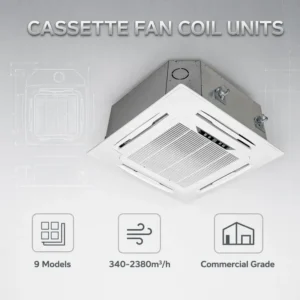Fan Coil Unit, Ceiling, 4-Way, HVAC