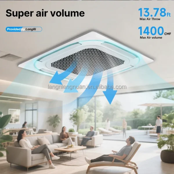 Fan Coil Unit, Ceiling, 8-Way, Inverter - view 2