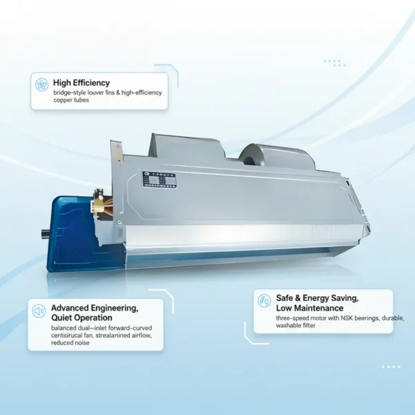 Fan Coil Unit, Ceiling, FCU - view 4