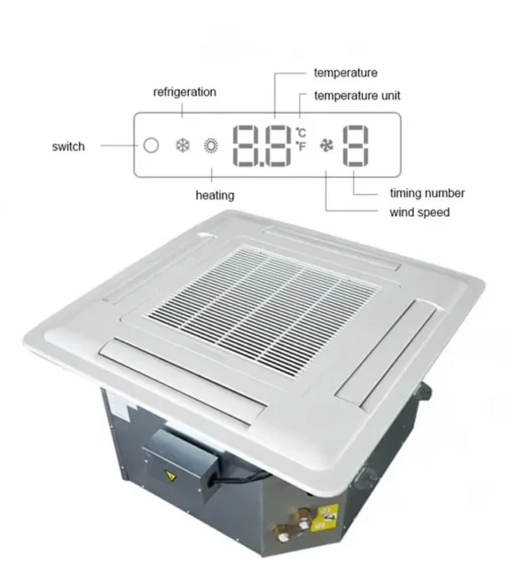 Fan Coil Unit, Ceiling, FCU, Copper - view 3