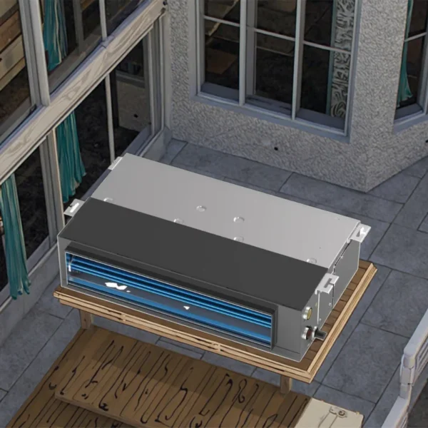 Fan Coil Unit, Ceiling, HVAC, Steel - view 3